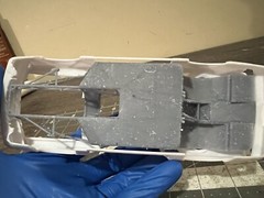 3dPrinted Chassis For Revell ’90 Mustang LX 5.0 1:25 Scale Model Kit W/rear end