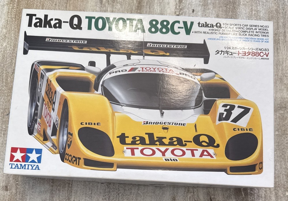 TAMIYA 1/24 Scale Taka-Q Toyota 88 C-V Le Mans 24hour Race Winner New