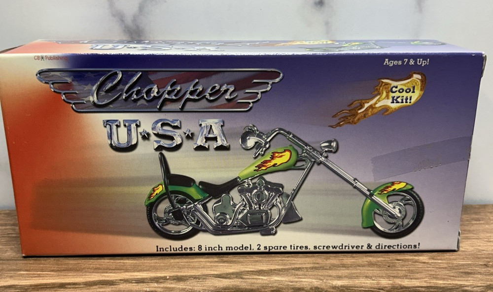 Chopper USA Cool Kit Motorcycle Model Ages 7 & Up NEW SEALED