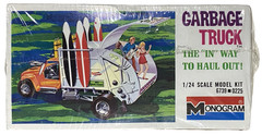 Monogram Tom Daniel’s Garbage Truck Vintage 1/24 Model Kit NEW SEALED
