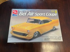 AMT/Ertl 1957 Chevy Bel Air Sport Coupe 1:25 Model Kit Build 3 Ways 6563