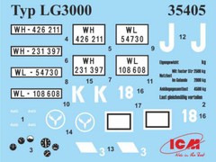 ICM 35405 – Typ LG3000, WWII German Army Truck – Scale Model Kit