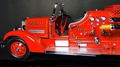 Fire Engine Truck Ford Built 1 Metal Model Vintage 1940 T 24 Pickup Car 16 A 25
