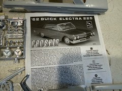 Lot of 2 AMT 62 Buick Electra 225 & Monogram 86 Chevy Monte Carlo SS Model Kits