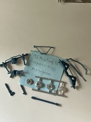 1/25 Scale ’95 Mustang GT Suspension Parts Lot From Monogram
