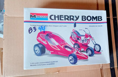 Monogram Cherry Bomb with trailer & Motorcycle 1/24 scale Factory Sealed
