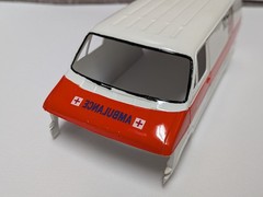 AMT Rescue 911 Ambulance Van Plastic Model Parts Builder Junkyard