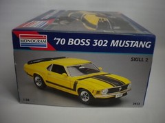 BOX ONLY 1995 Monogram ’70 Boss 302 Ford Mustang Model Kit 1:24 Free Shipping
