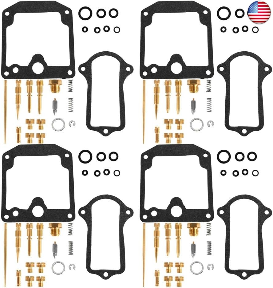 4 Pcs Carburetor Carb Rebuild Repair Kits Replacement for Kawasaki KZ 650 B