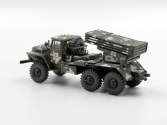 ICM 72707 – BM-21 ‘Grad’, MLRS of The Armed Forces of Ukraine – Scale 1:72