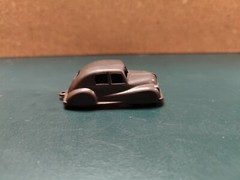 Vintage Hard Plastic 1950’s Sedan Gray 2-1/4″