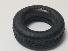 GOODYEAR EAGLE ST SKINNY FRONT TIRES from 41 Willys Coupe Revell 1:25 Model Kit