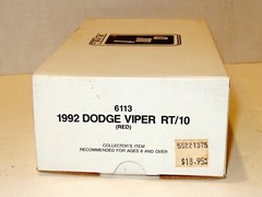 NEW AMT 1992 DODGE VIPER RT/10 ROADSTER 1:25 DEALER PROMO CAR #6113 – MIB