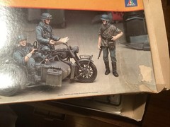 BMW R75 Motorcycle & Sidecar,1/35 Scale,Testors Model Kit
