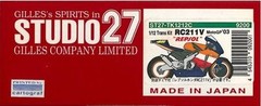 STUDIO27 1/12 Trans Kit 1/12 HONDA RC 211V “REPSOL” Moto ’03