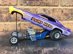 1/16 PURE HELL 1970 DUSTER FUNNY CAR DECAL/REVELL/ATLANTIS/MPC/POLAR LIGHTS/AMT