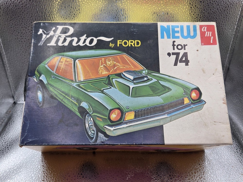 ORIGINAL VINTAGE NEW AMT 1974 PINTO by FORD GASSER SEALED RARE!