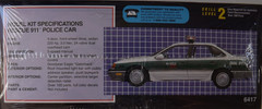 1/25 AMT ERTL Rescue 911 Ford Taurus Police Car #6417 OOP/HTF/RARE
