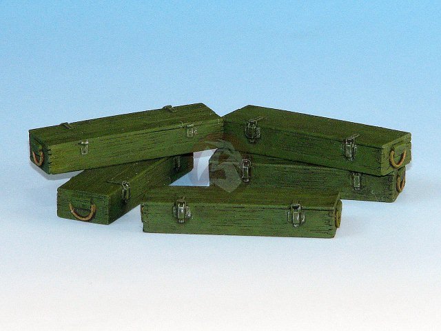 Eureka XXL 1/35 Wooden 7.5cm Tank Ammo Crates Jagdpanzer Panther (5 boxes) E-013