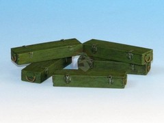 Eureka XXL 1/35 Wooden 7.5cm Tank Ammo Crates Jagdpanzer Panther (5 boxes) E-013
