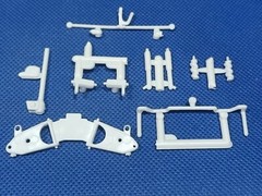 🌟 Front End & Suspension 1953 Corvette 1:25 Scl 1000s Model Car Parts 4 Sale