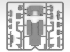 ICM 35435 – Humvee M1097A2 – Humvee Car Plastic Model Kit in 1:35 Scale