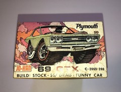 Vintage Jo-Han 1969 Plymouth GTX ‘The Boss’ ORIGINAL Empty Box ONLY