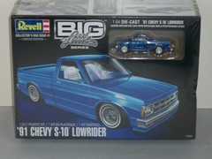 Revell 1/25 Scale ’91 Chevy S-10 Lowrider + 1/64 Scale Die-Cast – Factory Sealed