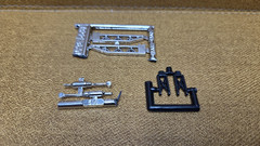 1972 Chevy Nova SS SHACKLES, SHOCKS & TRACTION BARS 1/25 NEW Model PARTS AMT