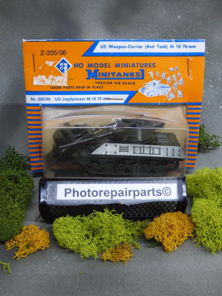 Roco Minitanks NEW 1/87 WWII US M10 / M36 Heavy Weapons Tank Destroyer Lot#7269©