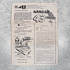 1973 MPC Richard Petty STP Nascar Dodge Charger #43 Stock Car 1/25 Scale Vintage
