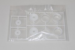 AMT DODGE L-700 & RACE CAR TRAILER 1368/06 ⭐PARTS⭐ L-700 INNER WHEELS 1:25