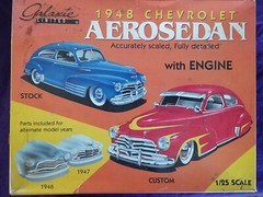 RADIATOR HOSES for Galaxie 1948 Chevrolet Aerosedan 1:25 Model Kit 46 47