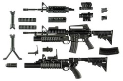 TOMYTEC Little Armory LA100 M4A1 & M203 Type 2.0 Plastic Model Kit NEW