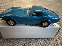 AMT ERTL 1970 Chevrolet Corvette LT-1 (Mulsanne Blue) 6878 Dealer Promo 1:25