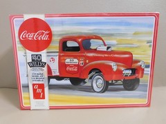 AMT Coca-Cola 1/25 Scale ’40 Willys Pickup Truck AMT1145/12 Round 2 Model Kit