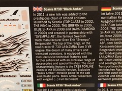ITALERI 3897 SCANIA R730 “BLACK AMBER” SHOW TRUCK MODEL KIT-NIB-1:24 SCALE