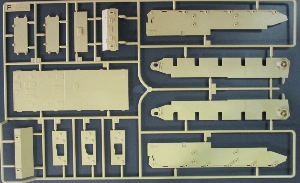 Airfix 1/35th Scale Cromwell Mk. IV – Parts Tree F from Kit No. A1374