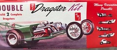 AMT 646 Double Dragster Fiat Tropolino KIT 1:25 MODEL CAR MOUNTAIN niob