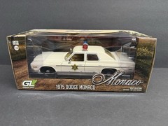 Greenlight 84094 1/24 1975 Dodge Monaco Cream “Hazzard County Sheriff”