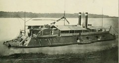1 /700 USS Cincinnati Inland Ironclad Ship of the United States Unpainted