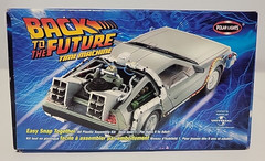 Polar Lights Back to the Future Time Machine Model Kit Snap Together
