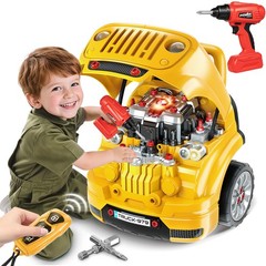 Jumlys Toys for 3, 4, 5, 6, 7, 8 Years Old 16 x 14.5 x 18.25 inches, Yellow