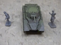 MIR / Roco Minitank Compatible WWII Russian bT-7 & Airfix Soldiers Lot#7420B©