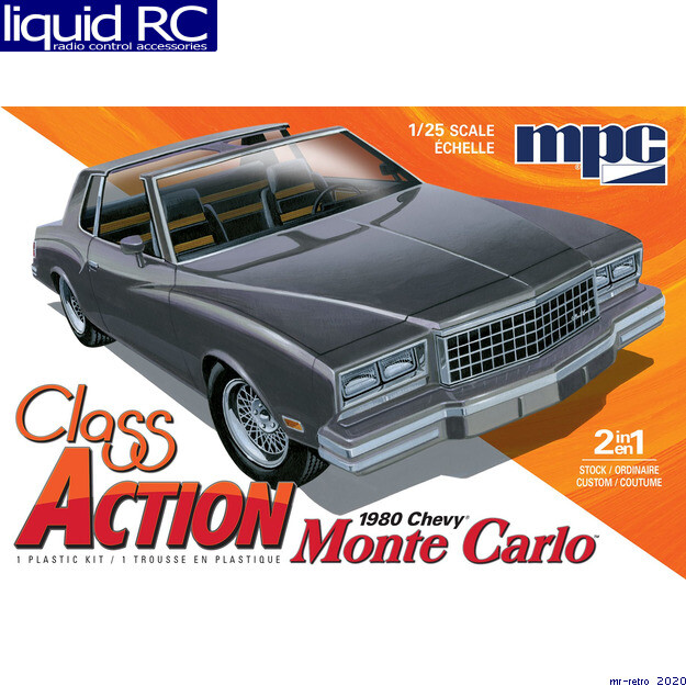 MPC 967M 1/25 1980 Chevy Monte Carlo Class Action 2T Plastic Model Kit