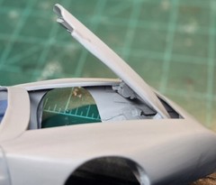 FRONT OPENING MAGNETIC HOOD HINGES 1/24 1/25 SCALE CUSTOM 3D PRINTED RESIN PARTS