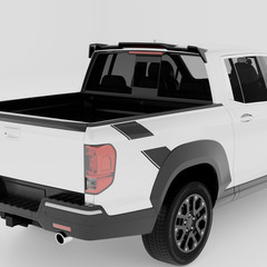 Rear Truck Cab Roof Top Spoiler Wing Pickup Compatible with for Honda Ridgeline