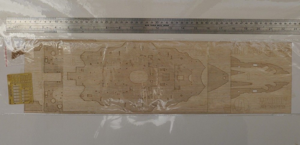 Hunter W20001 1/200 USS Arizona BB-39 1941 wooden deck for TRUMPETER 03701