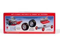 AMT1362 Coke 1968 Chevy El Camino SS With Soap Box Derby 1:25 Plastic Model Kit