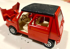 Corgi Toys No. 283 OSI DAF-City Car Whizzwheels red Mint
